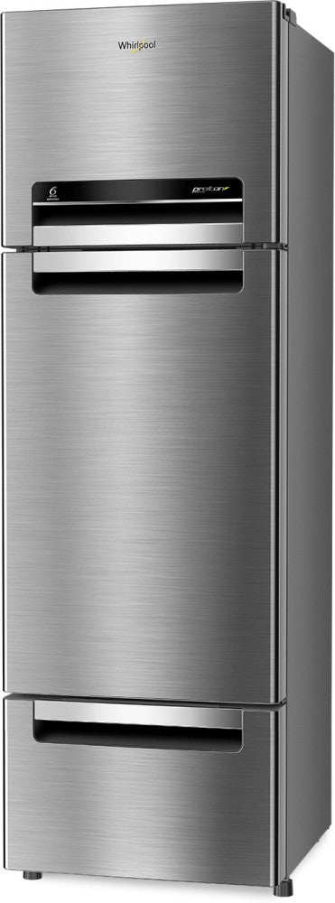 Whirlpool 260 L Frost Free Triple Door Refrigerator - Magnum Steel, FP 283D Protton Roy Magnum Steel (N)