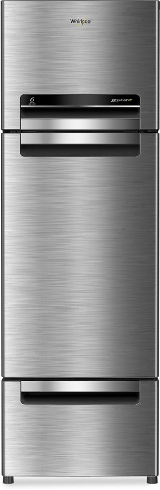 Whirlpool 260 L Frost Free Triple Door Refrigerator - Magnum Steel, FP 283D Protton Roy Magnum Steel (N)