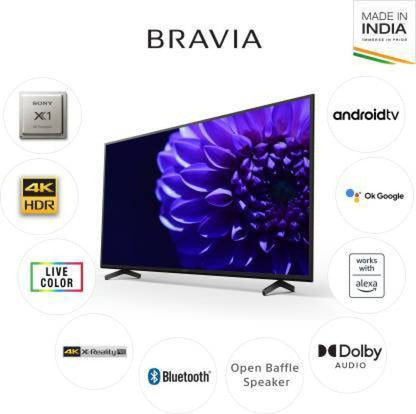 SONY X74 Bravia 125.7 cms (50 inch) Ultra HD (4K) LED Smart Android TV - KD-50X74