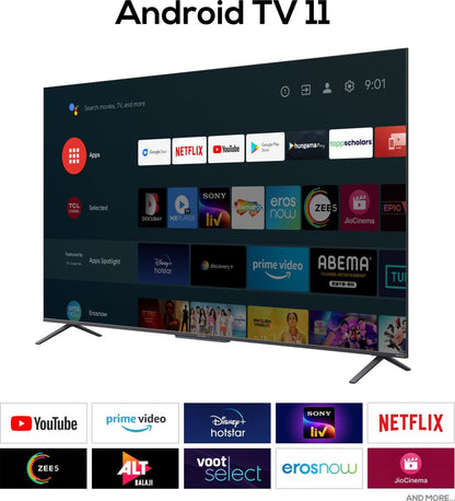 iFFALCON by TCL H72 139 cm (55 inch) QLED Ultra HD (4K) Smart Android TV Hands Free Voice Control & Works with Video Call Camera. - 55H72