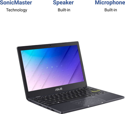 ASUS EeeBook 12 Celeron Dual Core 4th Gen - (4 GB/64 GB EMMC Storage/Windows 10 Home) E210MA-GJ012T Thin and Light Laptop - 11.6 inch, Peacock Blue, 1.05 Kg