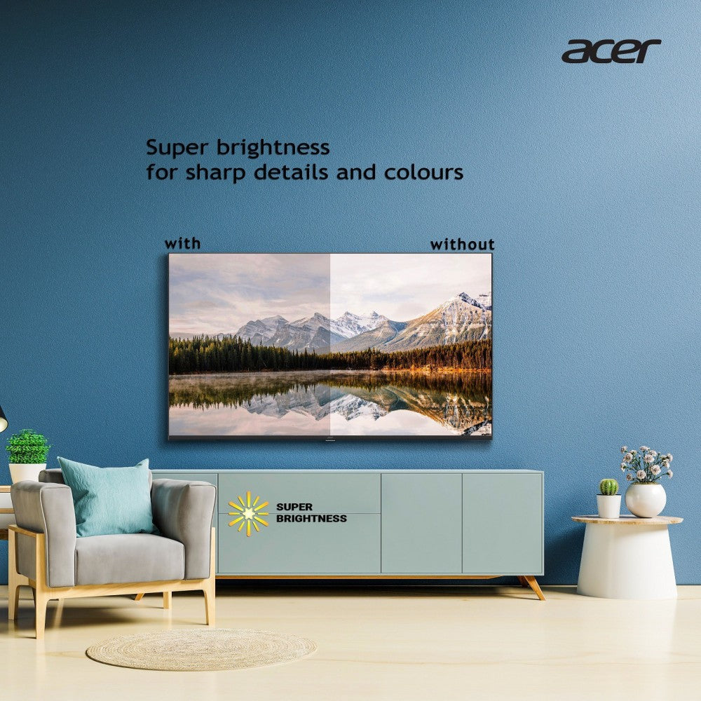 Acer Frameless 80 cm (32 inch) HD Ready LED Smart Android TV with Dolby Audio - AR32AP2841HDFL