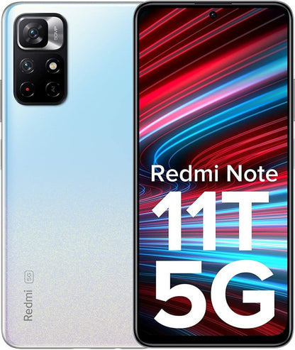 Redmi Note 11T 5G (स्टारडस्ट व्हाइट, 128 जीबी) - 6 जीबी रैम