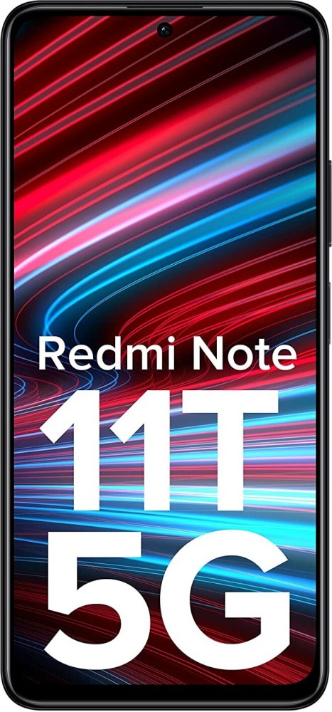 REDMI Note 11T 5G (Matte black, 64 GB) - 6 GB RAM