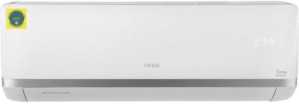 ONIDA 1.5 Ton 3 Star Split Inverter AC  - White - IR183IVR, Copper Condenser