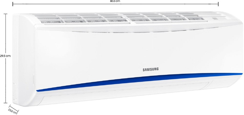 SAMSUNG 1 Ton 3 Star Split AC  - White - AR12RG3BAWK/AR12RG3BAWKNNA /AR12RG3BAWKXNA, Copper Condenser