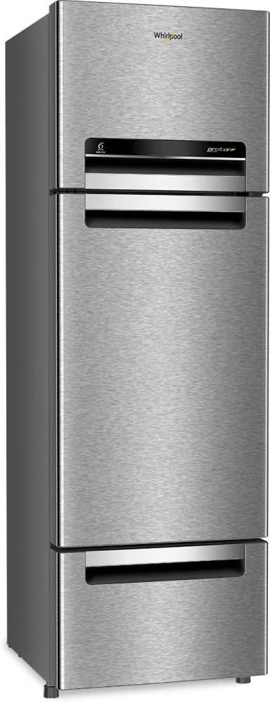 Whirlpool 300 L Frost Free Triple Door Refrigerator - Alpha Steel (N), FP 313D PROTTON ROY Alpha Steel (N)