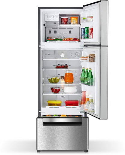 Whirlpool 300 L Frost Free Triple Door Refrigerator - Alpha Steel (N), FP 313D PROTTON ROY Alpha Steel (N)