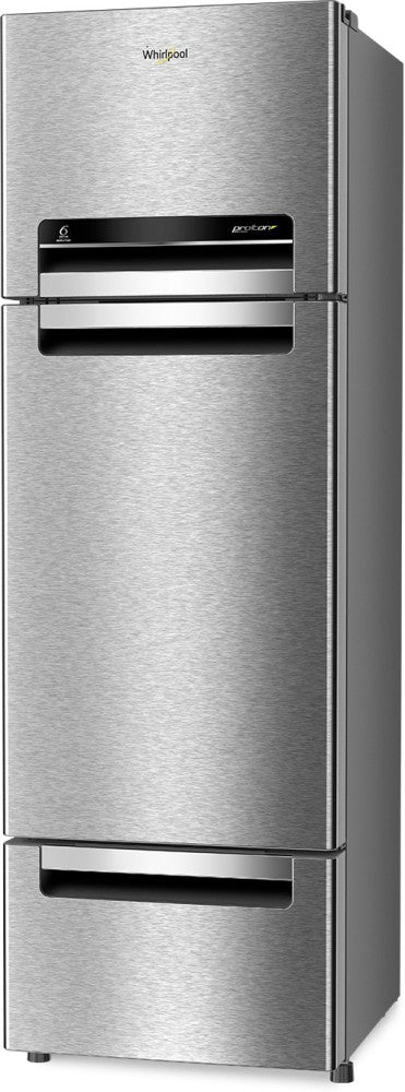 Whirlpool 300 L Frost Free Triple Door Refrigerator - Alpha Steel (N), FP 313D PROTTON ROY Alpha Steel (N)