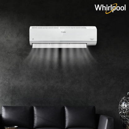 Whirlpool 4 इन 1 कन्वर्टिबल कूलिंग 1.5 टन 3 स्टार स्प्लिट इन्वर्टर एसी - सफ़ेद - 1.5T मैजिकूल कन्वर्ट 3S COPR INV, कॉपर कंडेंसर