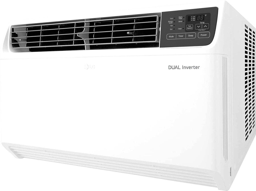 LG Convertible 4-in-1 Cooling 1.5 Ton 3 Star Window Dual Inverter HD Filter, Clean Filter Indicator AC  - White - PW-Q18WUXA, Copper Condenser