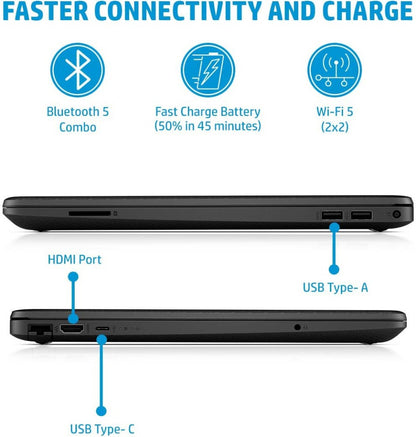 HP 15s Intel Core i5 11th Gen - (8GB/512GB SSD/Windows 11 Home/2GB ग्राफ़िक्स) 15s-du3519TX पतला और हल्का लैपटॉप - 15.6 इंच, नेचुरल सिल्वर, 1.75 Kg, MS Office के साथ