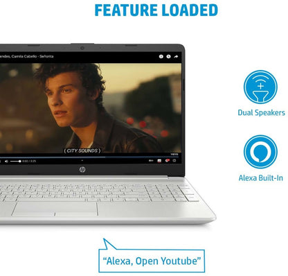 HP 15s Intel Core i5 11वीं जेनरेशन - (8GB/512GB SSD/Windows 11 Home) 15s-du3517TU पतला और हल्का लैपटॉप - 15.6 इंच, नेचुरल सिल्वर, 1.75 Kg, MS Office के साथ