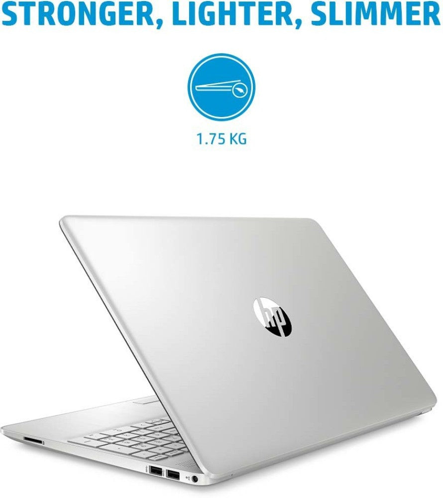 HP 15s Intel Core i5 11वीं जेनरेशन - (8GB/512GB SSD/Windows 11 Home) 15s-du3517TU पतला और हल्का लैपटॉप - 15.6 इंच, नेचुरल सिल्वर, 1.75 Kg, MS Office के साथ