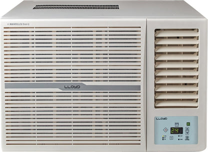 Lloyd 1.5 Ton 3 Star Window AC  - White - GLW18B32WCEW, Copper Condenser