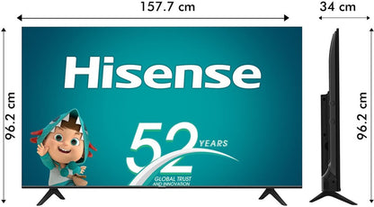 Hisense A71F Series 177 cm (70 inch) Ultra HD (4K) LED Smart Android TV with Dolby Vision and Dolby Atmos - 70A71F