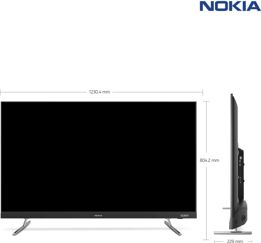 नोकिया 139 सेमी (55 इंच) अल्ट्रा एचडी (4K) एलईडी स्मार्ट एंड्रॉइड टीवी ऑनक्यो द्वारा ध्वनि के साथ - 55TAUHDN