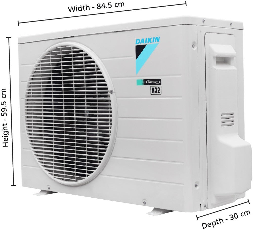 Daikin 1.5 Ton 4 Star Split Inverter AC with PM 2.5 Filter  - White - MTKL50UV16V/RKL50UV16V/MTKL50UV16V, Copper Condenser