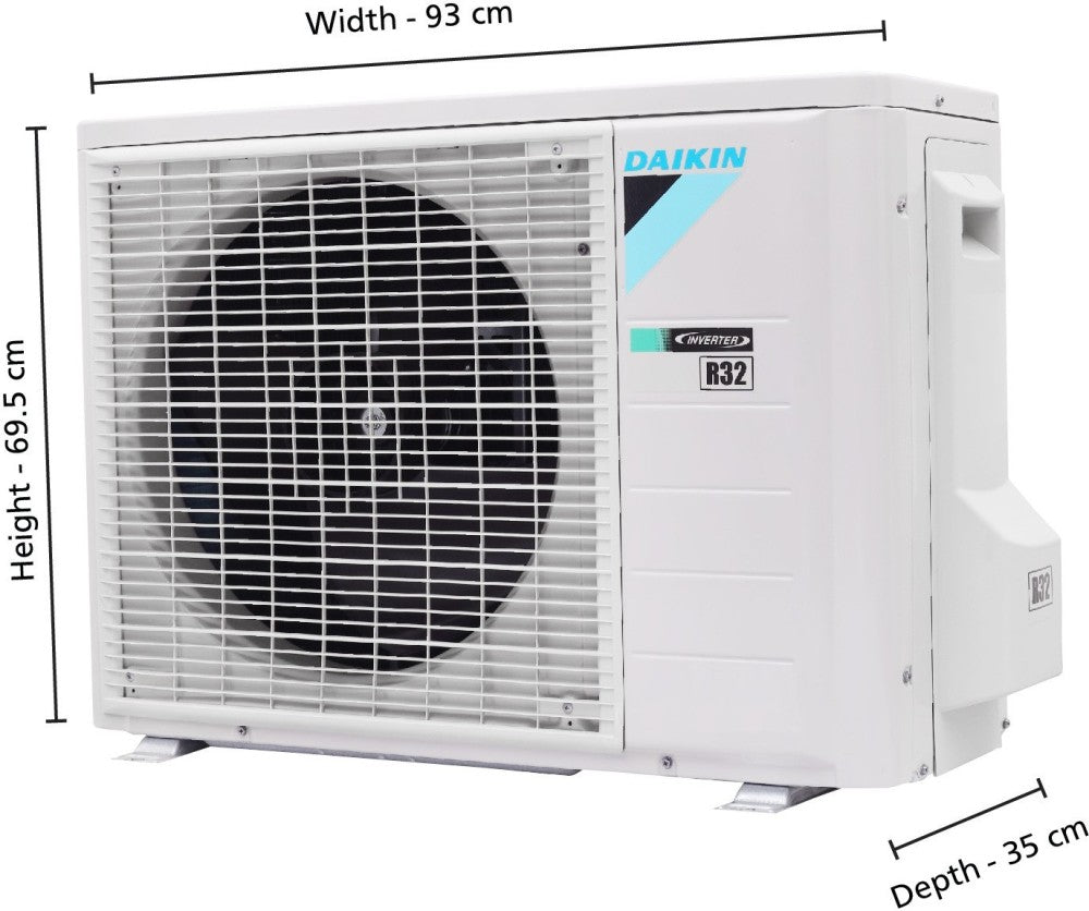 Daikin 1.8 Ton 5 Star Split Inverter AC with PM 2.5 Filter with Wi-fi Connect  - White - FTKR60UV16U/RKR60UV16U/FTKR60UV16U, Copper Condenser