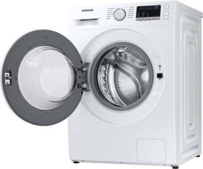 SAMSUNG 7 kg 5 Star With Hygiene Steam and Digital Inverter Fully Automatic Front Load Washing Machine with In-built Heater White - WW70T4020EE1TL