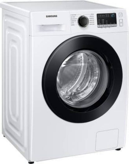 SAMSUNG 8 kg 5 Star With Hygiene Steam and Digital Inverter Fully Automatic Front Load Washing Machine with In-built Heater White - WW80T4040CE1TL