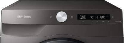 SAMSUNG 7 kg 5 Star With AI Control & Wi-Fi and Digital Inverter Fully Automatic Front Load Washing Machine with In-built Heater Silver - WW70T502NAN1TL