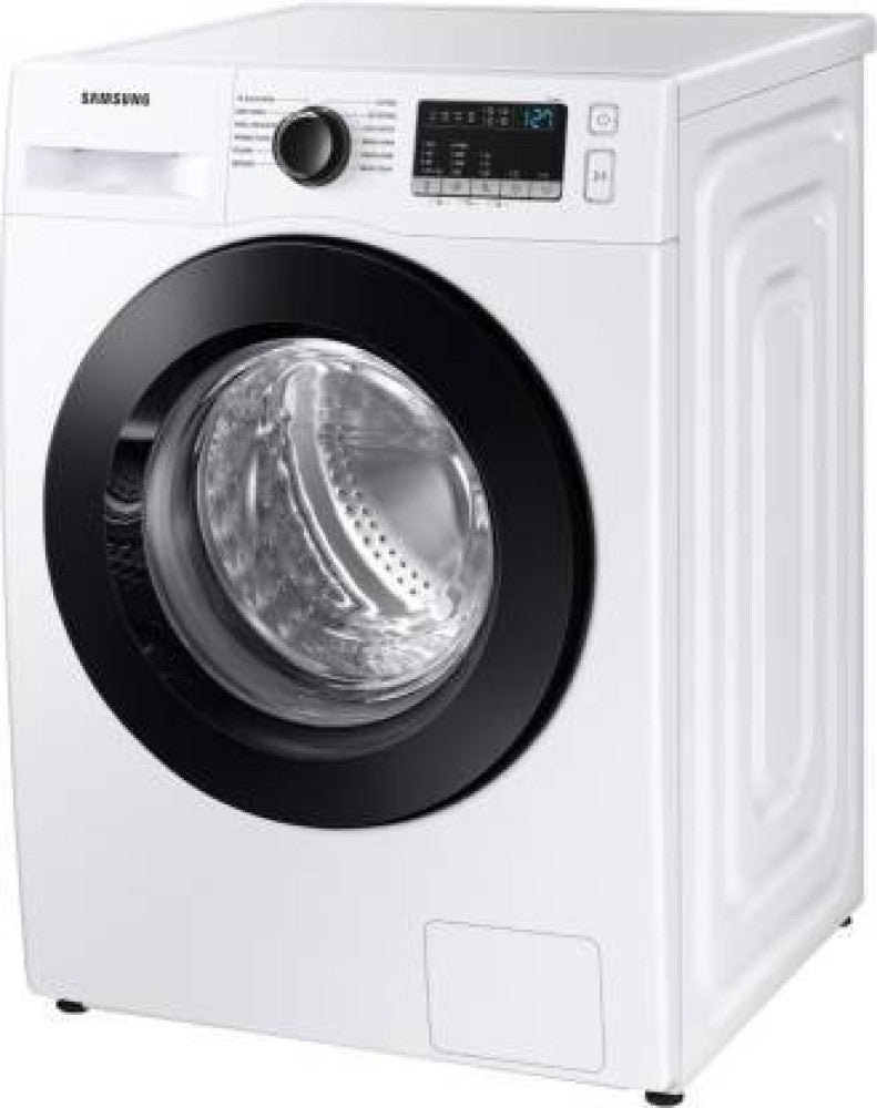 SAMSUNG 8 kg 5 Star With Hygiene Steam and Digital Inverter Fully Automatic Front Load Washing Machine with In-built Heater White - WW80T4040CE1TL