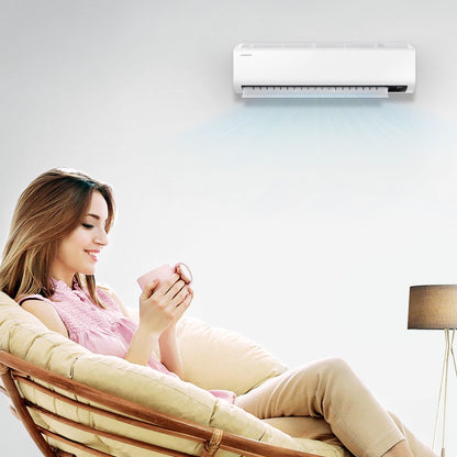 SAMSUNG 1.5 Ton 5 Star Split Inverter AC with Wi-fi Connect  - White - AR18BYNZAWK/AR18BYNZAWKNNA /AR18BYNZAWKXNA, Copper Condenser