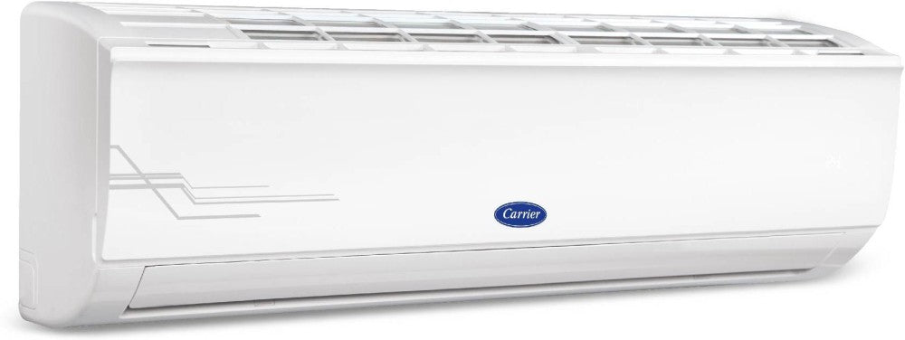 CARRIER 2 Ton 3 Star Split Auto Cleanser, Dual Filtration with HD and PM2.5 Filter AC  - White - 24K 3 STAR ESTER Cx SPLIT AC, Copper Condenser