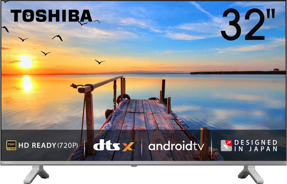 TOSHIBA E35KP 80 cm (32 inch) HD Ready LED Smart Android TV with DTS Virtual X (2022 Model) - 32E35KP