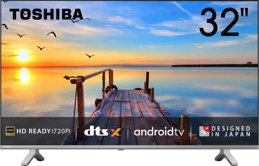 TOSHIBA E35KP 80 cm (32 inch) HD Ready LED Smart Android TV with DTS Virtual X (2022 Model) - 32E35KP