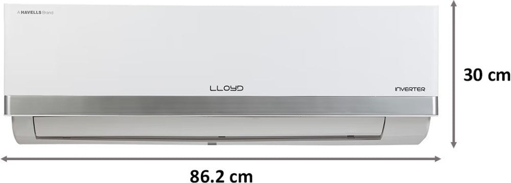 Lloyd 1 Ton 3 Star Split Inverter AC  - White - GLS12I36WSBP, Copper Condenser