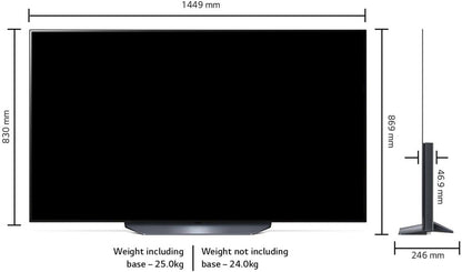 LG 165.1 cm (65 inch) OLED Ultra HD (4K) Smart TV - OLED65B1PTZ