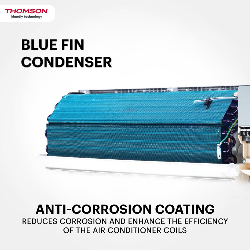 Thomson 4 in 1 Convertible Cooling 1.5 Ton 5 Star Split Inverter With iBreeze Technology AC  - White - CPMI1505S, Copper Condenser