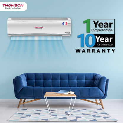 Thomson 4 in 1 Convertible Cooling 1.5 Ton 5 Star Split Inverter With iBreeze Technology AC  - White - CPMI1505S, Copper Condenser