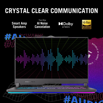 ASUS ROG Strix G15 (2022) Ryzen 7 ऑक्टा कोर AMD R7-6800H - (16 GB/1 TB SSD/Windows 11 Home/4 GB ग्राफ़िक्स/NVIDIA GeForce RTX RTX 3050/144 Hz) G513RC-HN083W गेमिंग लैपटॉप - 15.6 इंच, एक्लिप्स ग्रे, 2.10 किग्रा