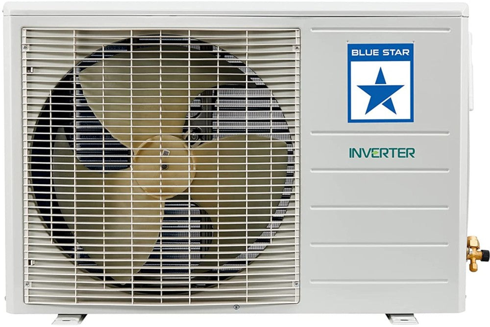 Blue Star 1.5 Ton 3 Star Split Inverter AC  - White - IA318DNU, Copper Condenser