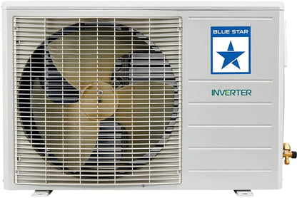 Blue Star 1.5 Ton 3 Star Split Inverter AC  - White - IA318DNU, Copper Condenser