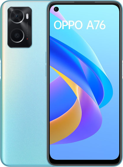 OPPO A76 (Glowing Blue, 128 GB) - 6 GB RAM