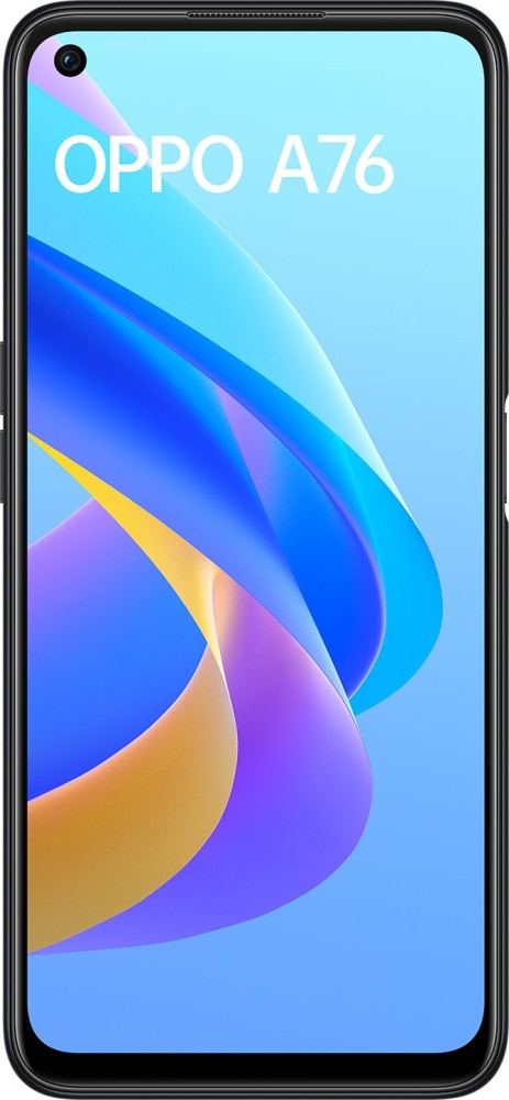 OPPO A76 (Glowing Black, 128 GB) - 6 GB RAM