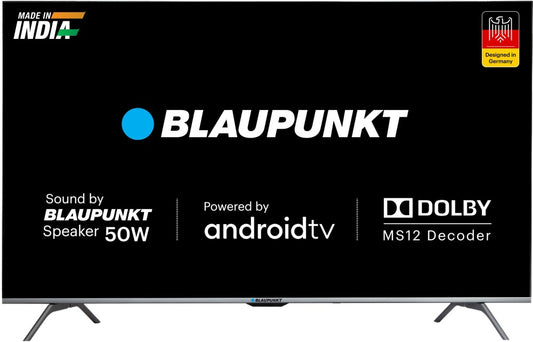 Blaupunkt Cybersound 108 cm (43 inch) Ultra HD (4K) LED Smart Android TV with Dolby MS12 & 50W Speakers - 43CSA7070