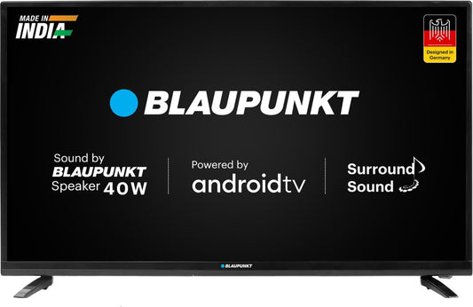 Blaupunkt Cybersound 98 cm (40 इंच) HD रेडी LED स्मार्ट Android TV 40W स्पीकर के साथ - 40CSA7809