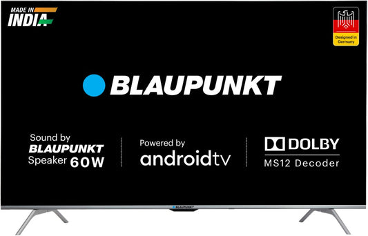 Blaupunkt Cybersound 126 cm (50 inch) Ultra HD (4K) LED Smart Android TV with Dolby MS12 & 60W Speakers - 50CSA7007