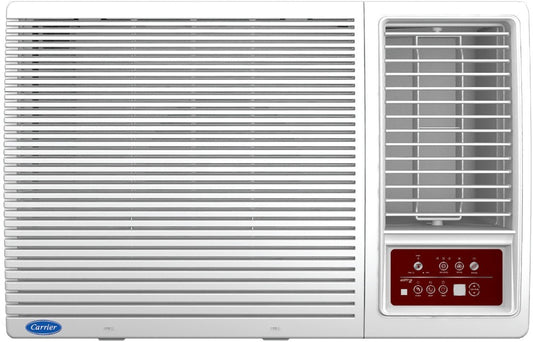 CARRIER 1.5 Ton 4 Star Window AC  - White - 18 K Estra Cx (4 Star) WRAC AC R32 / CAW18SC4R31F1, Copper Condenser