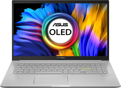 ASUS VivoBook K15 OLED (2022) Core i5 11th Gen - (16 GB/1 TB HDD/256 GB SSD/Windows 10 Home) K513EA-L523TS Thin and Light Laptop - 15.6 inch, Transparent Silver, 1.80 Kg, With MS Office