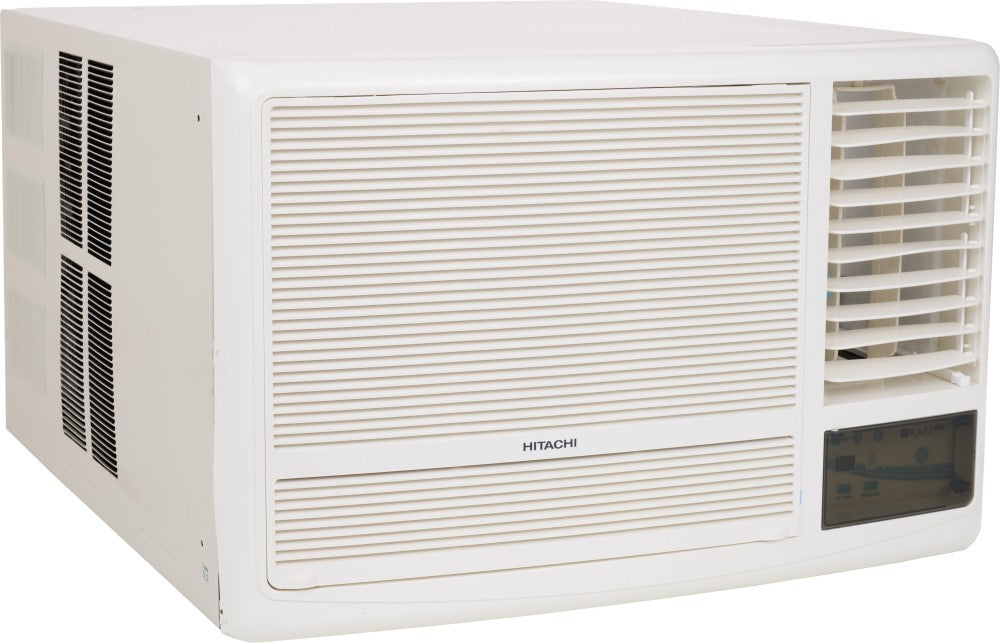 Hitachi 1.5 Ton 3 Star Window AC  - White - RAW318HFDO, Copper Condenser