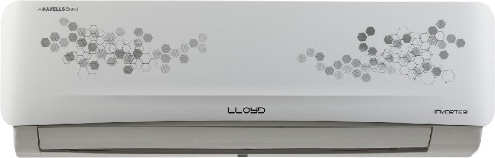 Lloyd 1.5 Ton 3 Star Split Inverter AC  - White - GLS18I3FWRBP, Copper Condenser