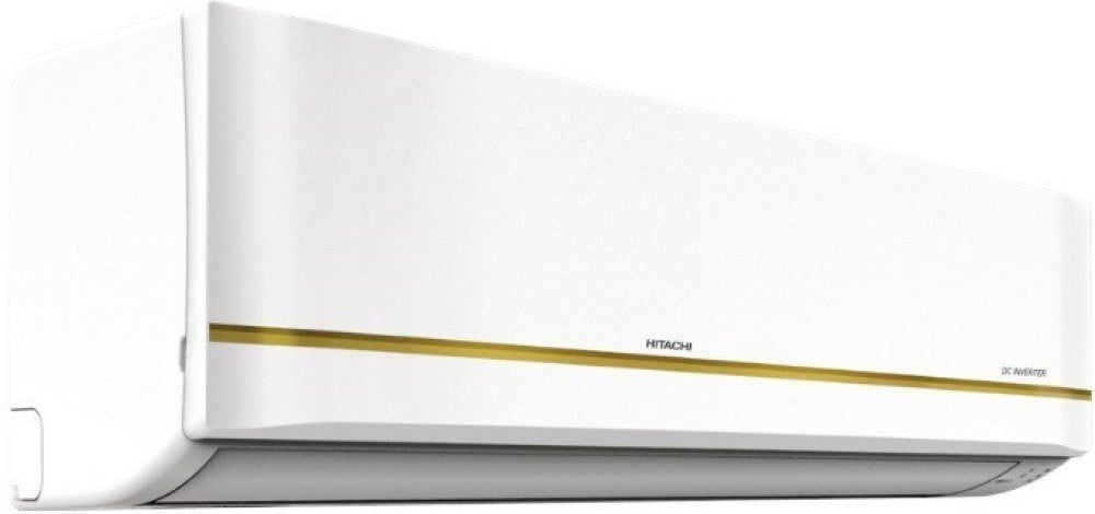 Hitachi 1.5 Ton 5 Star Split Inverter AC  - Gold, White - RSRG518HEEA/ESRG518HEEA/CSRG518HEEA, Copper Condenser