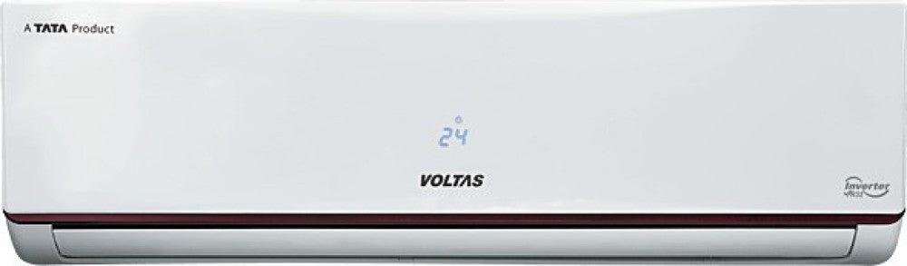 Voltas 1.5 Ton 5 Star Split Inverter AC  - White - 185VJZJT, Copper Condenser