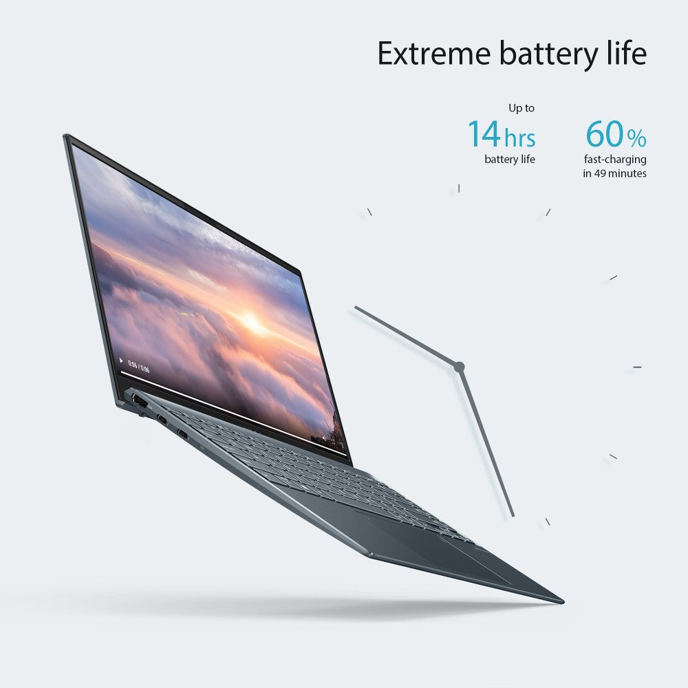 ASUS Zenbook Flip 13 OLED Touch Panel Intel EVO Core i5 11th Gen - (8 GB/512 GB SSD/Windows 10 Home) UX363EA-HP501TS 2 in 1 Laptop - 13.3 inch, Pine Grey, 1.30 kg, With MS Office